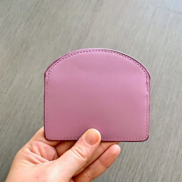 Faux Leather Card Case - Set of 3 - Lilac Pink Black - Picture 8 of 8